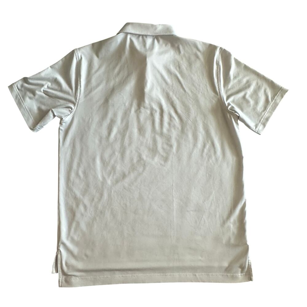 Peter Millar Summer Comfort White, Short Sleeve Golf Polo- M - Picture 3 of 12